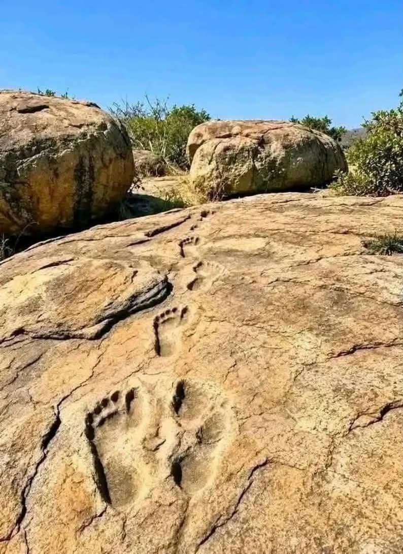 The Mpuluzi footprint-shaped feature in the granite